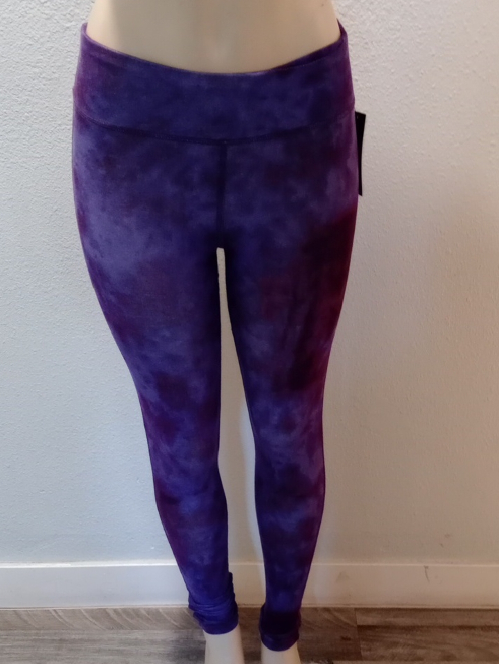 High-Waist Purple Tie-Dye Women’s Jeggings
